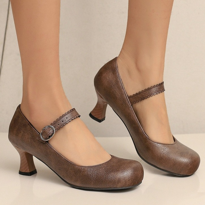 Women Formal Wear With Shoes - Scarpe da Donna Retrò Mary Jane