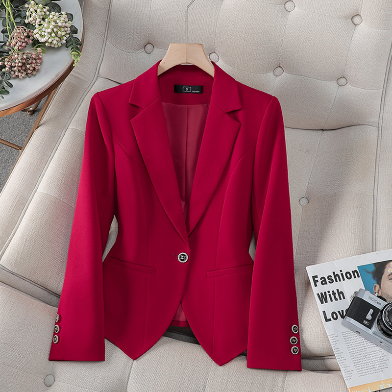 Nuova Moda Blazer Formale da D - Women'S Red Formal Wear recensione e prezzo