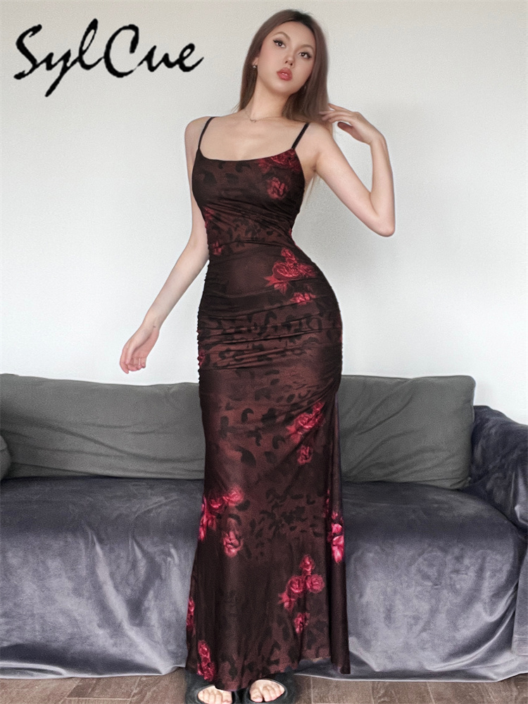 Sylcue Rosso Stampato Design S - Women'S Red Formal Wear recensione e prezzo
