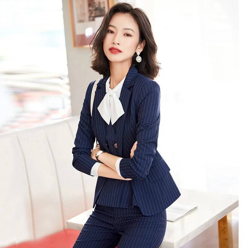 Abiti da lavoro formali a righ - Women'S Formal Wear Pantsuits recensione e prezzo