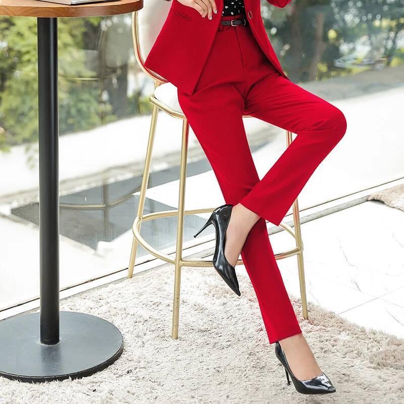 Pantaloni a matita eleganti in - Women'S Red Formal Wear recensione e prezzo