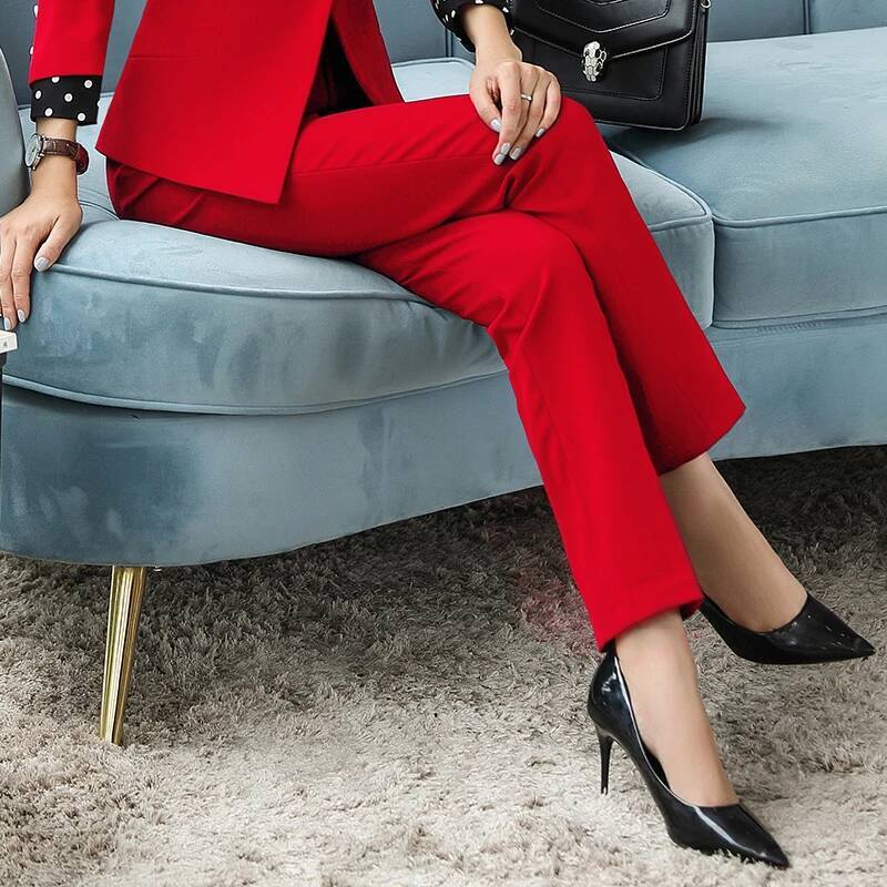 Pantaloni a matita eleganti in - Women'S Red Formal Wear recensione e prezzo