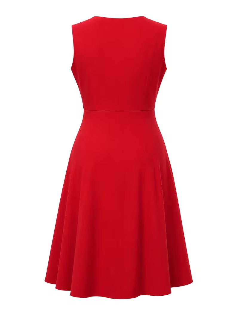 Abito midi da cocktail elegant - Women'S Red Formal Wear recensione e prezzo