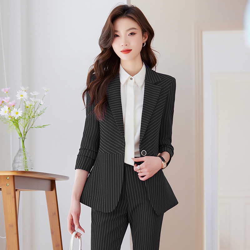 Abito a righe blu da donna 202 - Women'S Formal Wear Stores recensione e prezzo