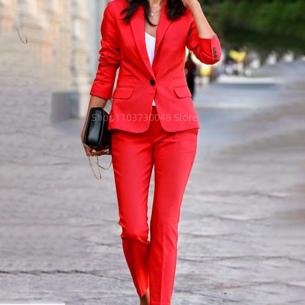 Completo Formale da Ufficio pe - Women'S Red Formal Wear recensione e prezzo