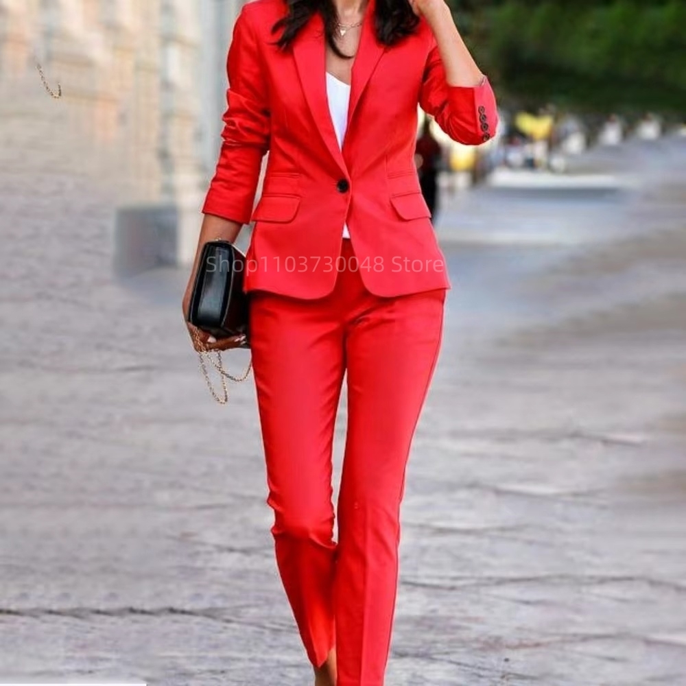 Completo Formale da Ufficio pe - Women'S Red Formal Wear recensione e prezzo